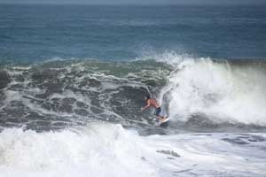 Big waves and not many people in the water, August 27th 2025.