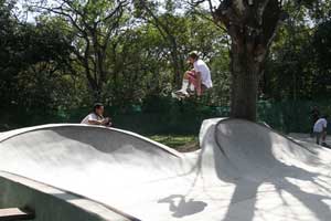Eskina Skatepark is well worth a visit, don't forget to take your skateboard with you!